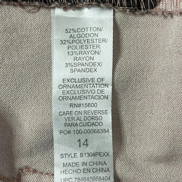 Democracy Ab Technology Ankle Skimmer High Rise Mauve Jeans, Wonen’s Size 14 - Picture 10 of 10